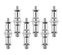 NUOBESTY 6pièces Adaptateur Fileté Embout et Vis pour Pied de Lampe Torche Adaptateur Vis Embout pour Support Éclairage