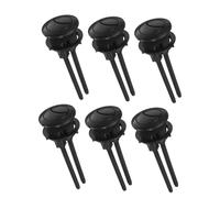NUOBESTY 6pièces Bouton De Chasse Eau Pour Toilettes Remplacement Du Bouton-poussoir De Valve De Chasse Eau Double Contrôle Du Débit De Rechange Pour Réservoir De Salle De Bain