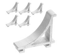 NUOBESTY 6pièces Clips De Support Pour Étagères De Réfrigérateur Congélateur Lot De Alliage Aluminium Pour Remplacement Facile Durabilité