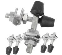 NUOBESTY 6pièces Vis De Serrage Pour Pince Genouillère Tige Filetée Galvanisée Embout Spindle Fer Fixation Pour Menuiserie Et Bricolage
