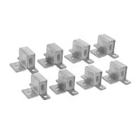 NUOBESTY 8 Pièces Clip de Fixation pour Canapé Attache de Canapé Argenté Fer et Plastique Fixe Les Ressorts Cassés Coussins Affaissés et Coussins Réparation de Meubles la Maison
