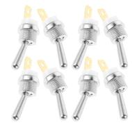 NUOBESTY 8 Pièces Kit D'interrupteur à Bascule en Fer pour Tronçonneuse à Essence, Interrupteur D'arrêt de Sécurité Robuste Compatible pour Réparation et Entretien de Tronçonneuse