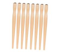NUOBESTY 8 Pièces Porte-plume Bois Vintage pour Calligraphie et Dessin Compatible avec Divers Plumes et Portable pour Artistes et Créateurs de Bandes Dessinées