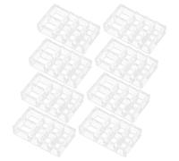 NUOBESTY 8 Pièces Support de Fixation pour Stores en Plastique Transparent, Installation Facile et Ajustable Fenêtres Élégant