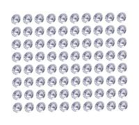 NUOBESTY 80 pièces Boutons de Cristal Ronds pour Capitonnage Accessoires de Décoration DIY pour et Lit Boutons de Garnissage Résistants Décoloration Charms pour Mobilier Salon