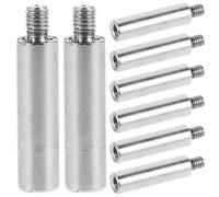 NUOBESTY 8pcs Extension Bar for Music Box Spindle Replacement Kit Metal Extension Rods for Home Repair and DIY Music Box Accessories