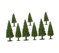 NUOBESTY 9 Pièces Miniature Model Trees for Architecture and Train Scenery Lightweight Fake Plants for DIY Landscape Crafts and Dollhouse Decor