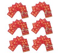 NUOBESTY 90 Pièces Envelopes For Lunar Year Traditional Chinese Hong Bao Packets Paper Material Spacious Design For Cash Gifts And Spring Festival Celebrations