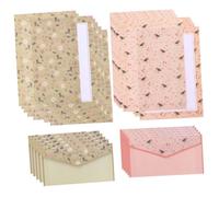 NUOBESTY 90 pièces Set Papeterie Lettre Papier à Lettres et Enveloppes Couleurs Élégantes pour Invitations Correspondance et Messages Personnels