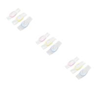 NUOBESTY 9pièces Ceinture Réglable Coton Pour De Garçon Fille Fixes Lavables Bleu Jaune Rose Pour Confort Optimal
