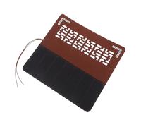 NUOBESTY à Stylo d'étude Rangement pinceaux Rangement Scolaire Stylo Contenant Trousse de Maquillage pour Crayons Stylo Pochettes de Rangement pour marqueurs Stylo Sacs Feutre Brown