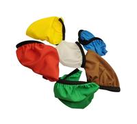 NUOBESTY Abat-Jour Élastique Rond 18cm pour Lampe Flash 7 Pouces, Housse Diffuseur en Nylon Multicolore 6 Pièces, Éclairage Photographique, Protection Lumière Douce pour Studio Photo Professionnelle