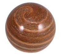 NUOBESTY Abat-jour en Verre Globe Rond 120 Mm Jaune Noir à Bulles, Cache-ampoule pour Lampe de Table et Veilleuse, Remplacement Abat-jour Lustre Trou 55 Mm, Éclairage D’ambiance Décoratif