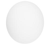 NUOBESTY Abat-jour Ovale Plat en Verre pour Lampe de Table et Applique Murale à Filetage G9, Petit Abat-jour de Remplacement, Couverture en Verre Solide, Éclairage Intérieur Maison