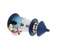 NUOBESTY Abat-jour Résine pour Lampe de Jardin Extérieur Figurine Phare Décorative Étanche Remplacement pour Éclairage Paysager de Terrasse et Allée