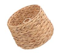 NUOBESTY Abat-jour Rustique en Herbe de Calebasse Tissé Main Suspendre, Diamètre 42mm, Diffusion Douce de Lumière, Style Bohème Naturel pour Lampe de Plafond