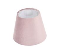 NUOBESTY Abats-jour en Velours Rose, Couvercle de Lampe Élégant Support en Fer, Trous 2,9/4cm, pour Salon et Bureau | Style Élégant et Design Simple, Usage Maison ou Hôtel, Structure Pratique Qui Garde Sa Forme