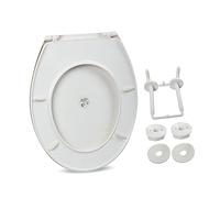 NUOBESTY Abattant Wc Épaissi U Forme Couvercle de Toilette Imprimé Étanche Siège Plastique pour Usage Domestique Design Créatif Rehausseur Adulte