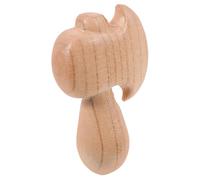 NUOBESTY Accessoire DIY Robuste et Œuvre d'art Décorative Figurine Sculptée la Hache en Bois de Pêche Beige pour Mur ou Cheminée