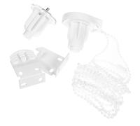 NUOBESTY Accessoire pour Store Enrouleur 38mm avec chaînette Perle et Support métallique, kit réparation pour Stores à Rouleau dans intérieur Maison