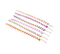 NUOBESTY Accessoires de Coiffure pour Filles 18pcs Clips à Cheveux en Plastique Élastiques pour Tresses Tenue Ferme Style Vintage pour Coiffures DIY