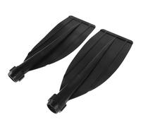 NUOBESTY Accessoires Pagaie Canoë 2pcs Pales de Rames en Plastique Noir, Installation Facile, Remplacement Robuste pour Bateau Kayak Canoë