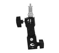 NUOBESTY Accessoires Photo Support de Montage de Parapluie Pince à Parapluie pour la Photographie Pince de Lampe de Poche Adaptateur Sabot Adaptateur de Photographie Noir