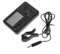 NUOBESTY Accordeur Électronique Portable Noir pour Saxophone et Instruments à Vent Modes de Réglage Multiples, Léger Plastique Abs, pour Musiciens en Déplacement