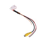 NUOBESTY Adaptateur de Câblage pour Caméra de Recul Broches Câble de pour Autoradio Accessoire Voiture Compatible
