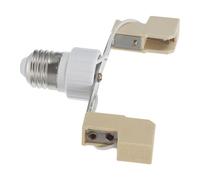 NUOBESTY Adaptateur de Douille en Céramique E27 vers R7s 118mm, Convertisseur pour Lampe Halogène, Support Lampe Céramique Compatible Ampoules Halogènes et Led, Accessoire Électrique
