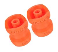 NUOBESTY Adaptateur de Transfert Liquide Orange 2 Pièces pour Bouteille de Savonnette et Lotion, Entonnoir Anti-fuite en Plastique Réutilisable, Outil Pratique pour Remplissage Rapide