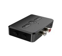 NUOBESTY Adaptateur Émetteur-récepteur 5.0 sans Fil Stéréo RCA Aux, pour Voiture Et Pc, Compatible Appels Mains, Noir, Transmission 10m, Usage Multimédia Portable