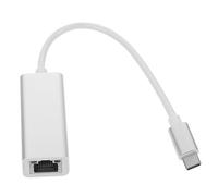 NUOBESTY Adaptateur Ethernet USB Type-c Gigabit pour PC et Ordinateur Portable, Compact et Léger, Compatible Plug and Play, Transmission Stable 1000 Mbps, Couleur Aléatoire