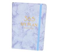 NUOBESTY Agenda Quotidien Hebdomadaire avec Fermeture Élastique Carnet Calendrier Compact pour Étudiants et Planificateur de Tâches et Notes sans Transfert Encre Format de Poche