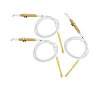 NUOBESTY Allumeur de Cuisinière à Gaz 3 Pièces avec Fil, Aiguille D'allumage par Impulsion pour Brûleur, Compatible Foyer Domestique et Professionnel, Diamètre Montage 6,65-8,5 Mm