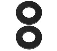NUOBESTY Anneau d’Absorption des Chocs en Caoutchouc pour Voiture, 2 Pièces, Protection de Montage Supérieure, Vibration Absorption, Joint Universel, Noir