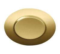 NUOBESTY Assiette Ronde 14 Cm en Acier Inoxydable Doré, Plat de Style Coréen pour Service et Présentation, Plaque Métallique Multifonction pour Restaurant, Pique-niques et Dessert