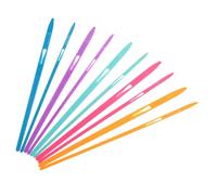 NUOBESTY Assortiment de 5 Sets de Passe-Lacet en Plastique pour Couture Utilisation Sûre et Opération Flexible, pour Quilting et Accessoires Couture