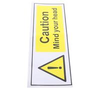 NUOBESTY Autocollant D’Avertissement Étanche 20X66 CM en Papier Synthétique PP Panneau Adhésif Solide pour Signalisation de Sécurité Industrielle Étiquette Autocollante Pratique pour