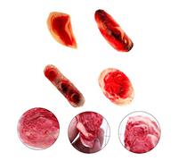 NUOBESTY Autocollants De Blessures Temporaires Fausse Cicatrice pour Halloween Décorations De Peau Effrayantes Kit De Maquillage Aléatoires