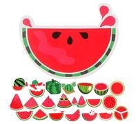 NUOBESTY Autocollants Pastèque Été 50 Pièces Décorations Thème Fruits Mignons Pour Fête D'Anniversaire Enfants Et Tableaux D'Affichage