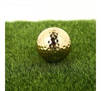 NUOBESTY Balles de Golf D’entraînement Dorées en Caoutchouc Synthétique | Accessoire de Pratique, Améliore la Technique Contrôle, Aide au Putting, Couleur Or