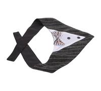 NUOBESTY Bandana Triangulaire pour Grands Chiens Bavoir-Écharpe Lavable en Tissu Absorbant Gris L Foulard Bandana Ajustable pour Animaux de Compagnie pour Promenades et Fêtes