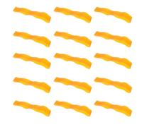 NUOBESTY Bande Élastique en Caoutchouc, Élastique Épais, Lot de Set, Orange, Résilience, Ne Se Déforme Pas Facilement, pour Bureau Cuisine