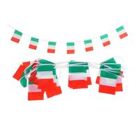 NUOBESTY Banderole Italienne pour Fans en Polyester Résistante la Décoloration, Décorations Polyvalentes pour Festivals et Événements en Extérieur