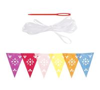 NUOBESTY Banderole Mexicaine Fiesta Carnaval Décoratif Feutre Bannière Résistante pour Fête Anniversaire et Festival Accessoire de Fête Intérieur et Extérieur