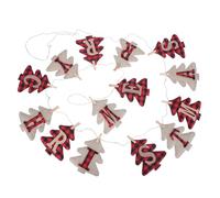 NUOBESTY Bannière de Fête du Festival Noël en Toile de Jute Pendentif Suspendu Décoratif DIY Lettres Joyeux Noël Guirlande Thème Sapin Décoration Suspendue pour Fêtes