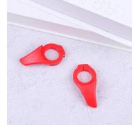 NUOBESTY Barre de Maintien Créative pour Vélo, Fixation Sûre, Rouge | Accessoire Vélo de Montagne, Réduit la Fatigue du Poignet, Léger et Résistant aux Rayures, PC Fibre de Verre