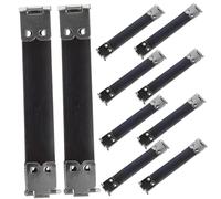 NUOBESTY Barre De Ressort en Métal Argenté 9cm 10 Pièces Charnières Flexibles pour Paquet à Main Accessoires DIY Couture Matériaux en Cuir Et Tissu