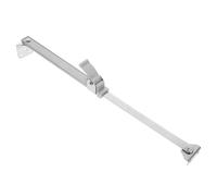 NUOBESTY Barre De Sécurité Limiteur De Fenêtre à Battant Réglable Aluminium Argenté, Charnière Dissimulée, Protection Anti-effraction pour Chambre, Installation Facile Et Ventilation Ajustable